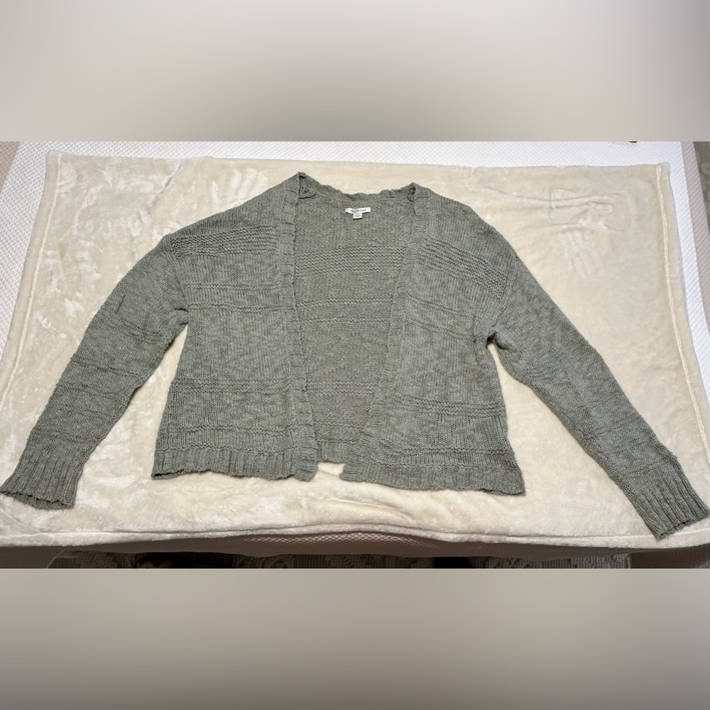 American eagle green slouchy cardigan